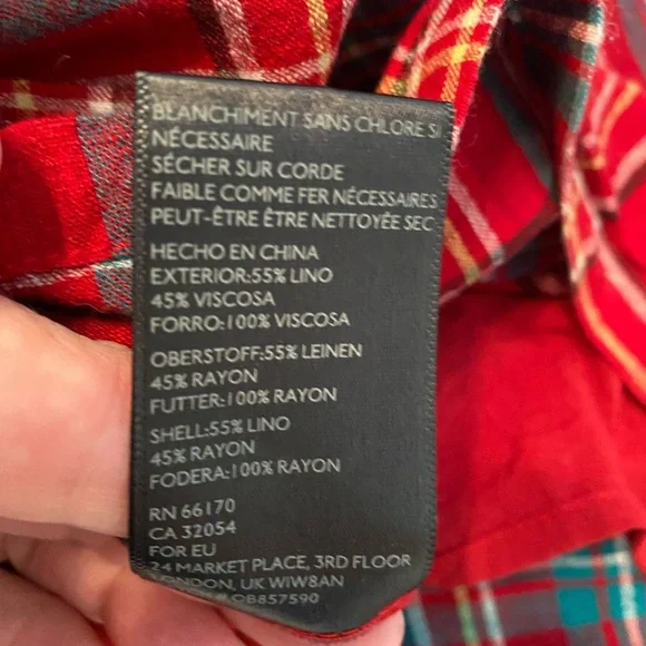 Urban Outfitters Tartan Sundress Size XS - Picture 3 of 10